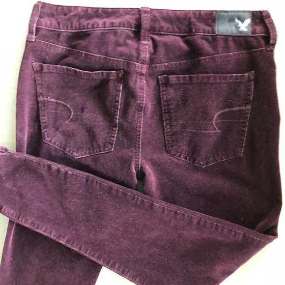 AMERICAN EAGLE PURPLE JEGGINGS size 4 - Picture 5 of 8